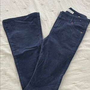 Abercrombie & Fitch Navy corduroy Flare Jeans